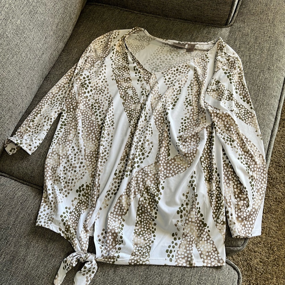 Chicos Cream top